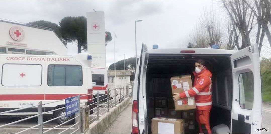 意大利 紅十字會的感恩報道